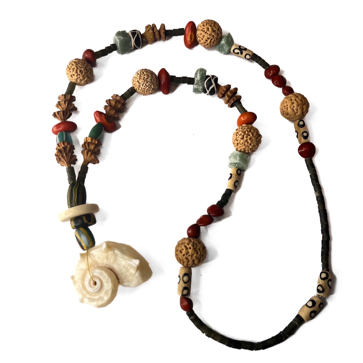 BUNDA ART | 'Australia on a String (44)' | Necklace | Mixed medium