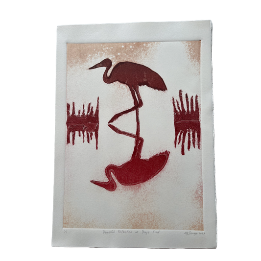 KASSANDRA SAVAGE | 'Beautiful Reflections at Days End' | Monoprint