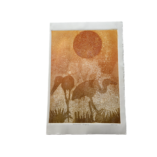 KASSANDRA SAVAGE | 'Afternoon Foraging' | Monoprint