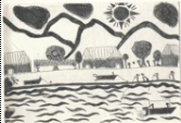 VALMAI AMBRYM | 'Yarrabah Bay Today I' Etching