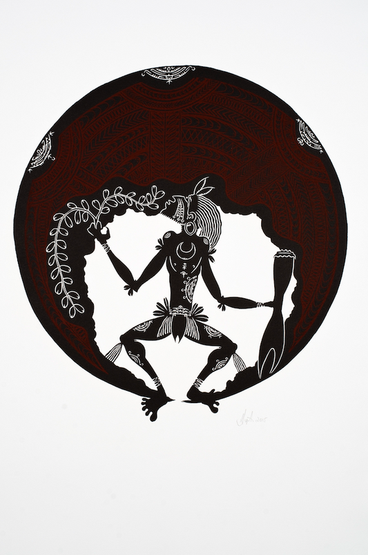 ALICK TIPOTI | 'Kisey Maybugy' | Lino / Screen Print