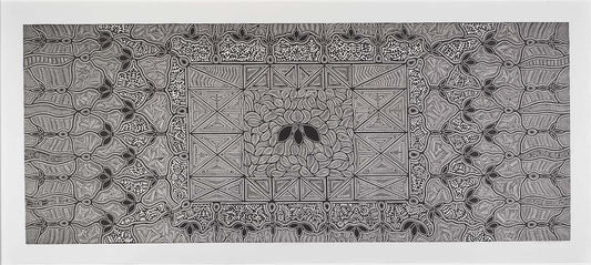 BILLY MISSI | 'Urapun Kai Buai (one big kin)' | Linocut print