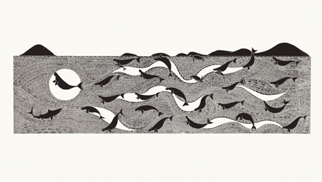MICHAEL NONA | 'Ngaziw Dhangalaw Ulakal' | Linocut print