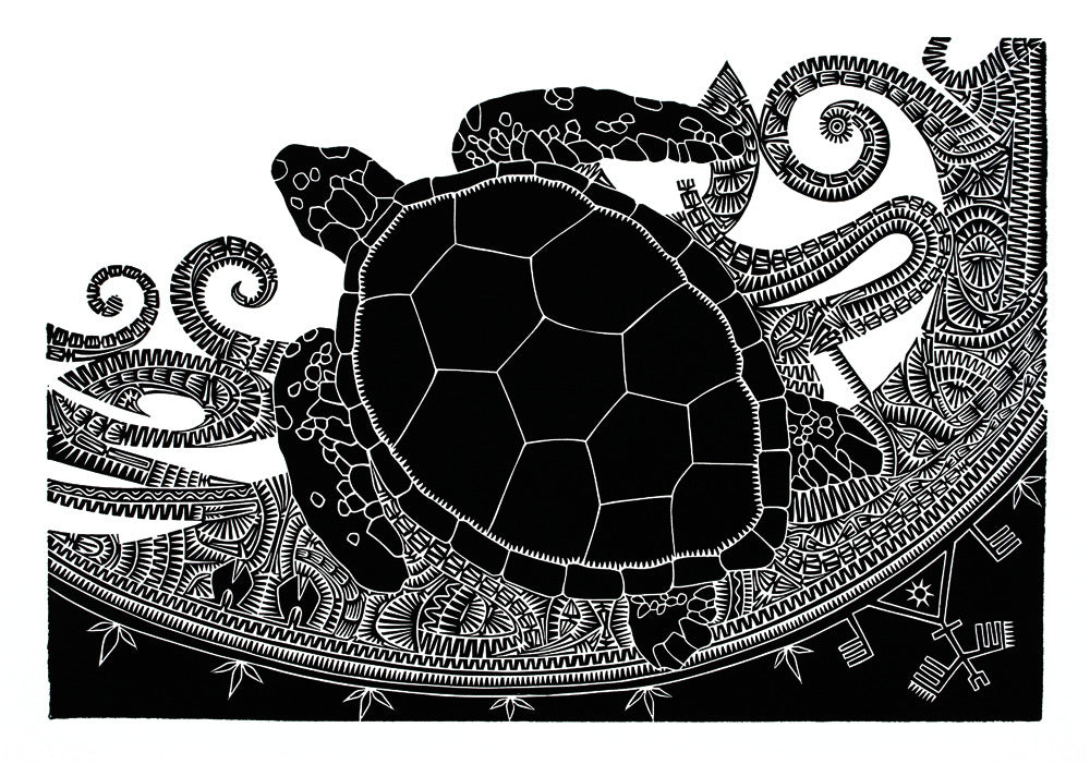 BRIAN ROBINSON | 'Waru I' | Linocut