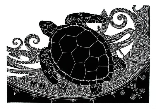 BRIAN ROBINSON | 'Waru I' | Linocut