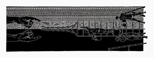 BRIAN ROBINSON | 'Midas touch II' | Linocut