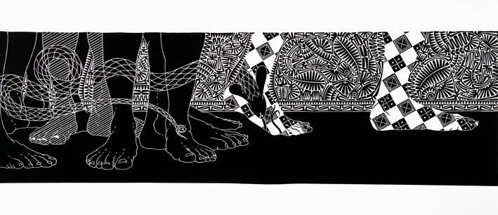 BRIAN ROBINSON | 'Ulmai' | Linocut Print