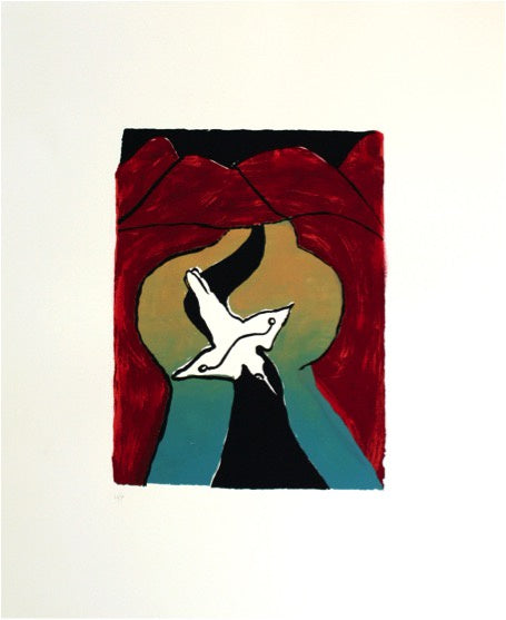 DANIEL BEERON | 'Gijalordi Bana Boongan (Kingfisher Making River)' | Screenprint