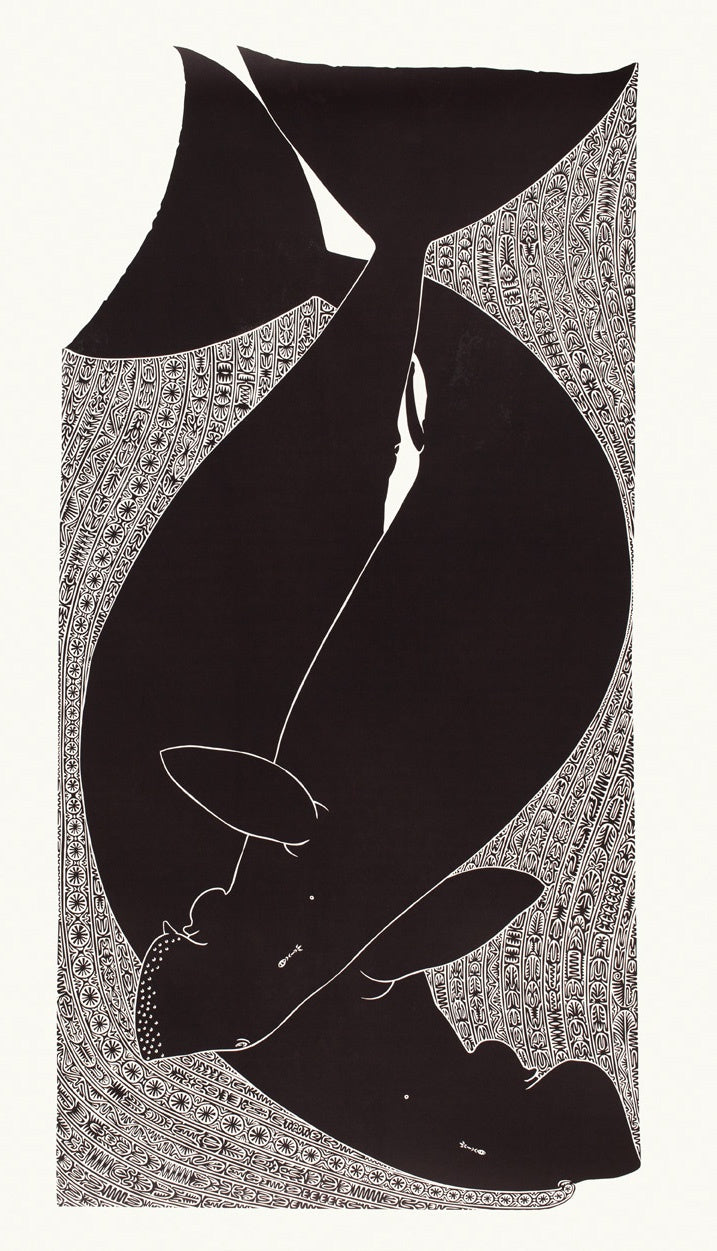 ALICK TIPOTI | 'Puru Dhangal' Linocut print