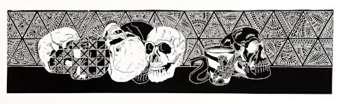 BRIAN ROBINSON | 'Kuiku-Garka' | Linocut Print