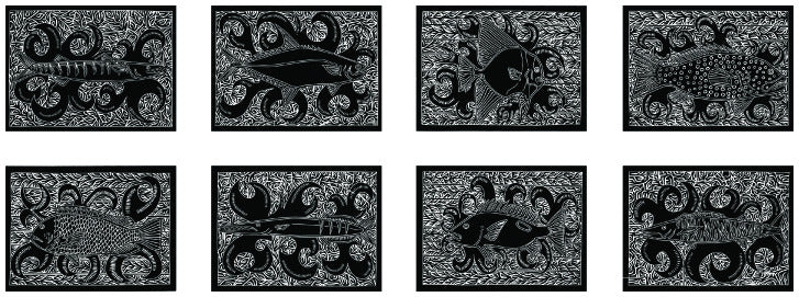 JOEL SAM | 'Mazau Wapil' | Linocut Print / Boxed Set