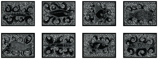 JOEL SAM | 'Mazau Wapil' | Linocut Print / Boxed Set