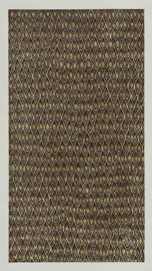 JOEL SAM | 'Baidam Au Tutuwam (shark scales)' | Etching