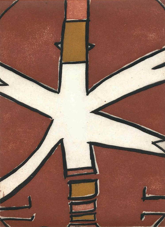 NJRAMI FOURMILE | 'Stages of The Moth' | Screen-print