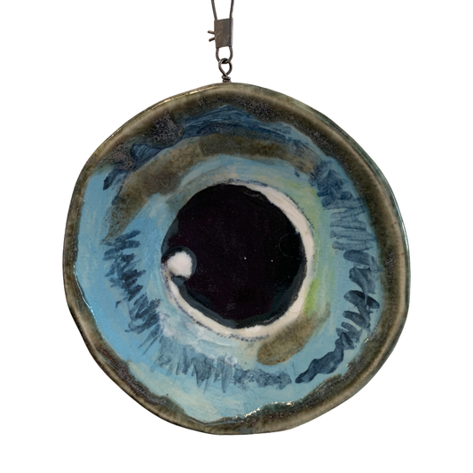 GABRIELLE COONEY | 'Spotted Blue Eel - Psuedomugil Gertrudae' | 2025 | ceramic | H85 x W85  mm