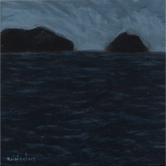 KAI HAGBERG | 'Nocturnal Seascape No.2' | 2024-26 | Acrylic on canvas | H 355 x W 355 mm
