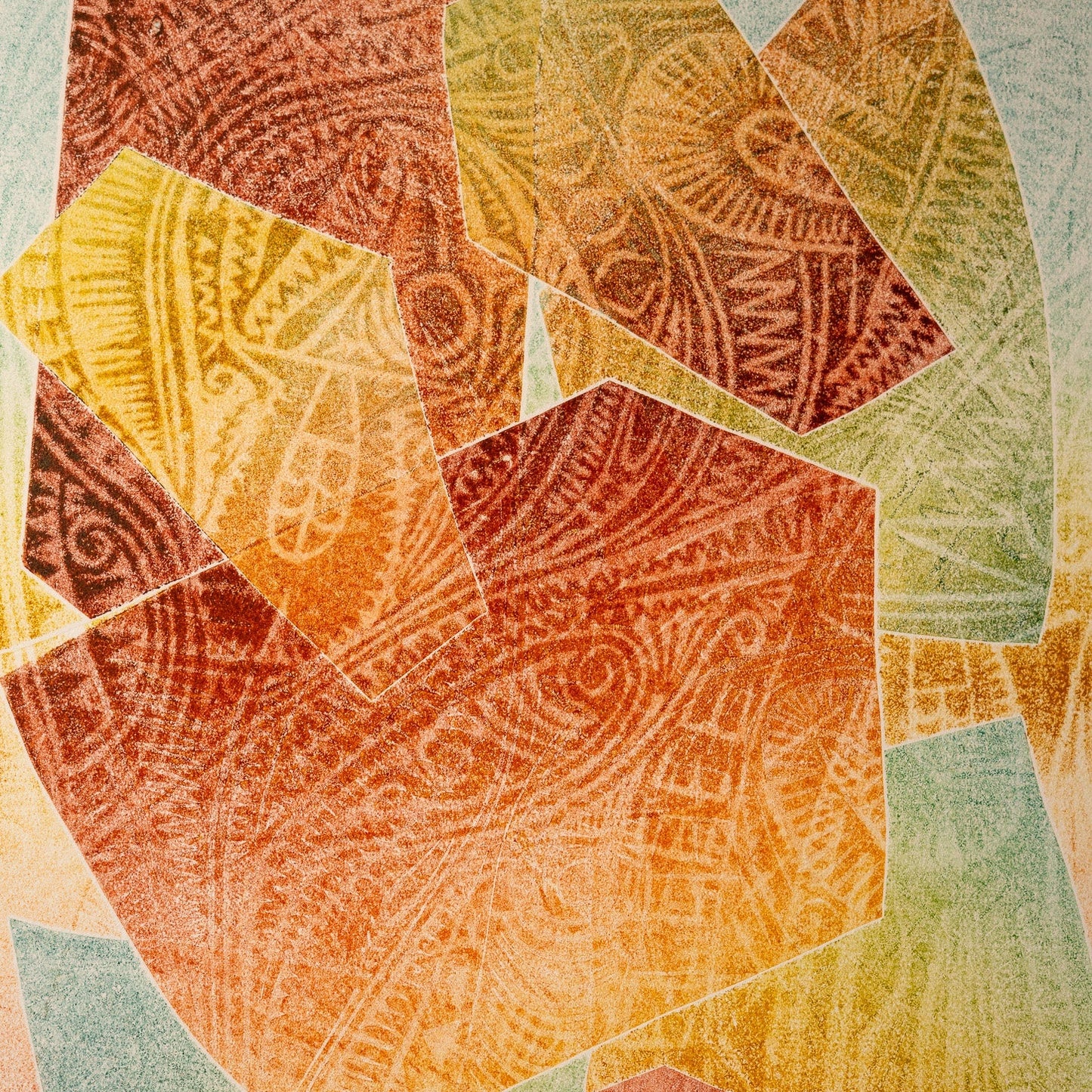 SOLOMON BOOTH | 'Awareness (xxvi)' | 2026 | Monoprint on paper | H 520 x W 370 mm