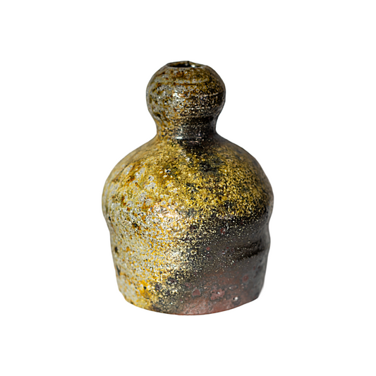 LACHLAN MACKEE | ‘Bud Vase’ | 2025 | Wheel-thrown Stoneware / Wood-fired in Anagama kiln 100hrs