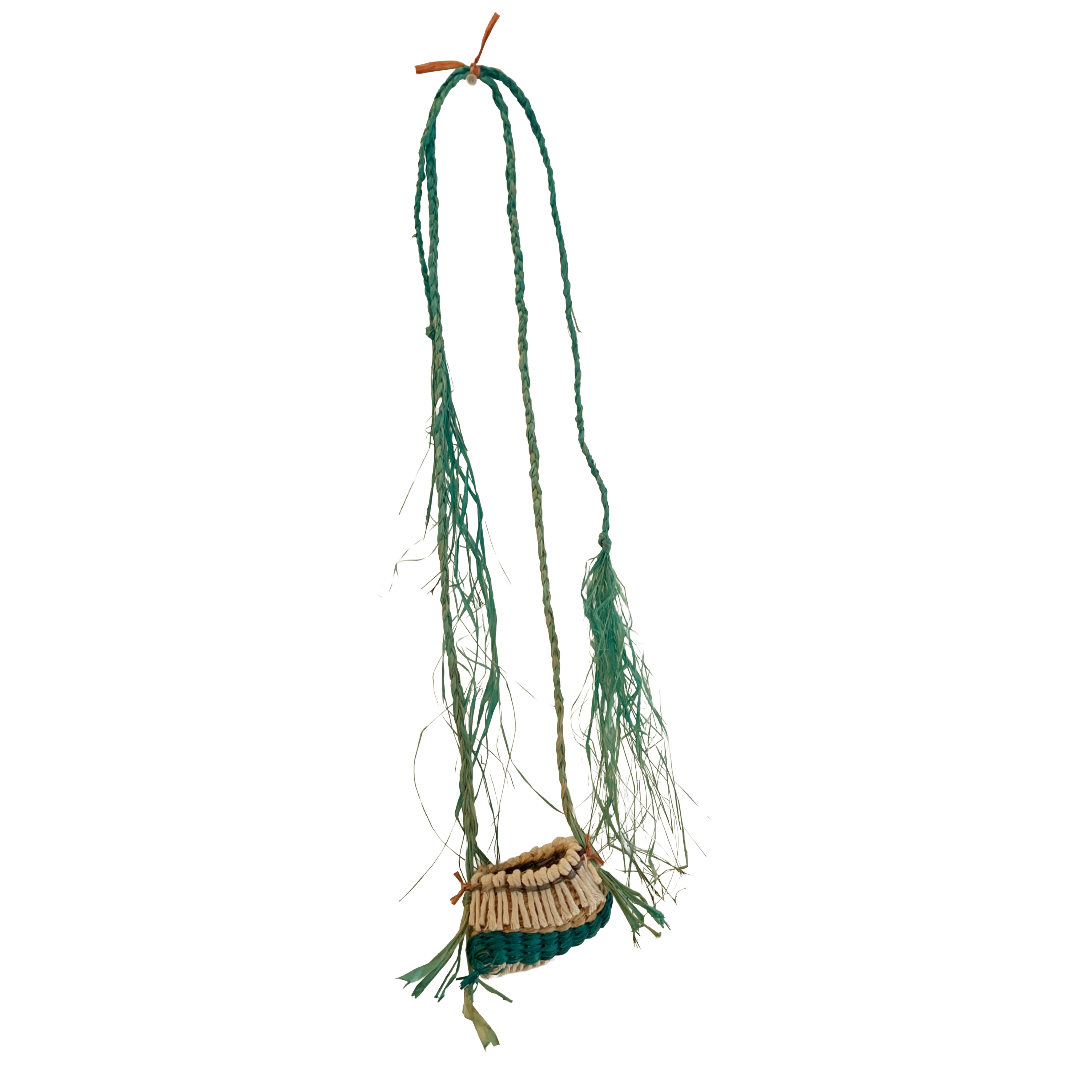 PAULA SAVAGE - Moa Island | 'Migi Bag #121' | Woven rafia + jute | 2026