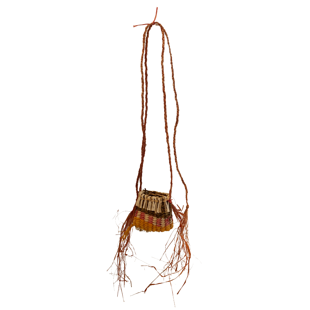 PAULA SAVAGE - Moa Island | 'Migi Bag #124' | Woven rafia + jute | 2026