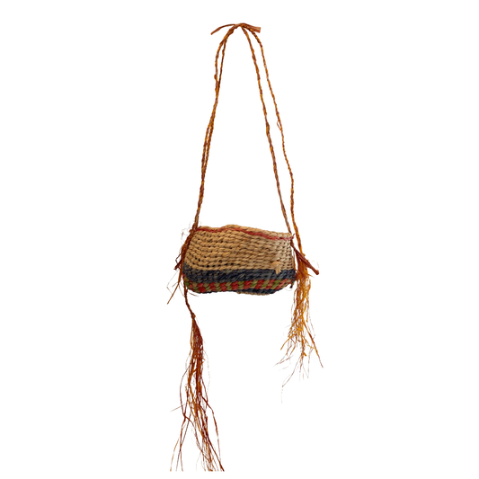 PAULA SAVAGE - Moa Island | 'Migi Bag #126-26' | Woven rafia + jute | 2026