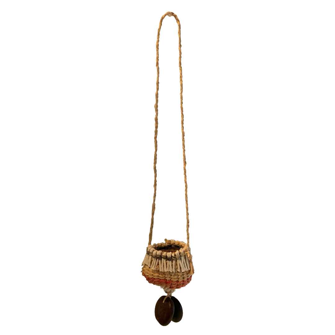 PAULA SAVAGE - Moa Island | 'Migi Bag #129' | Woven rafia + jute | 2026