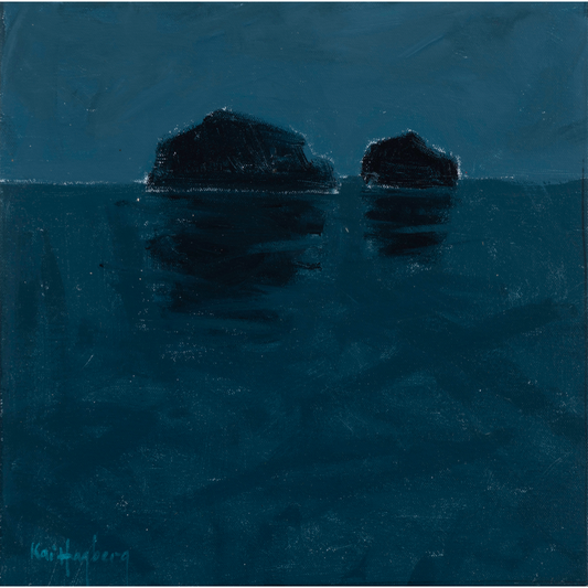 KAI HAGBERG | 'Nocturnal Seascape No.4' | 2024-26 | Acrylic on canvas | H 355 x W 355 mm