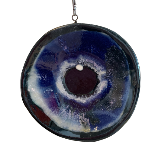 GABRIELLE COONEY | 'Risso's Lanternfish - Electrona Risso'| 2025 | ceramic | H85 x W85  mm