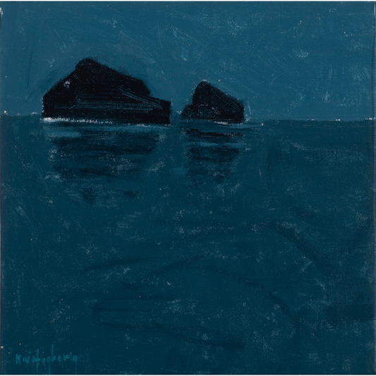 KAI HAGBERG | 'Nocturnal Seascape No.5' | 2024-26 | Acrylic on canvas | H 355 x W 355 mm