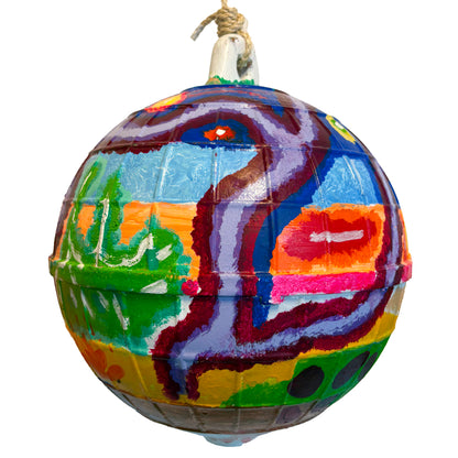 ELVERINA JOHNSON | 'Day out' | 2026 | Painted buoy using acrylic paint