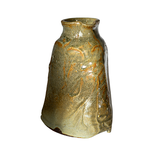 LACHLAN MACKEE | ‘Sake Bottle’ | 2025 | Wheel-thrown Stoneware / Wood-fired