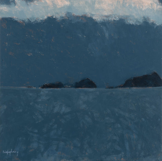 KAI HAGBERG | 'Seascape at dawn No.2' | 2025 | Acrylic on canvas | H 653 x W 653 mm