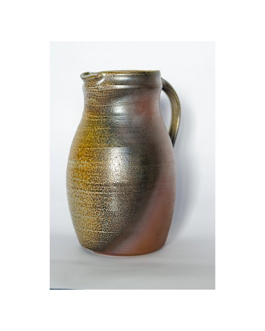 LACHLAN MACKEE | ‘Table Jug’ | 2025 | Wheel-thrown Stoneware / Wood-fired in Anagama kiln 100hrs