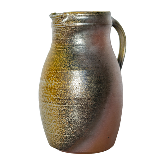 LACHLAN MACKEE | ‘Table Jug’ | 2025 | Wheel-thrown Stoneware / Wood-fired in Anagama kiln 100hrs