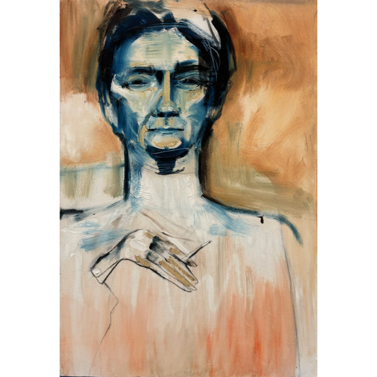 TIA ADOBERG | 'Winnie Blue' | 2023 | Oil on Canvas