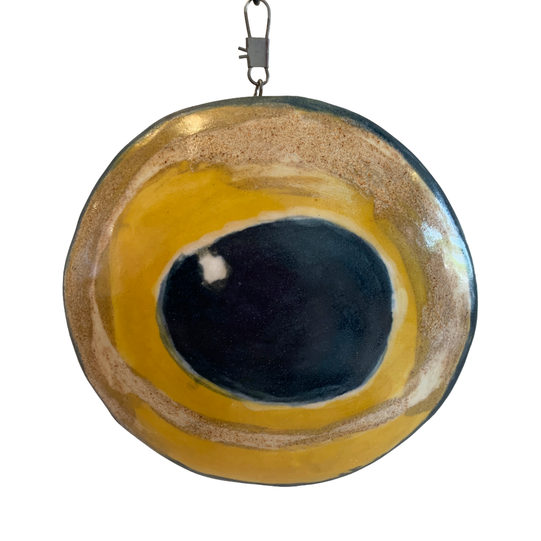 GABRIELLE COONEY | 'Bigscale Bullseye - Pempheris Multiradiato' | 2025 | ceramic | H95 x W95  mm