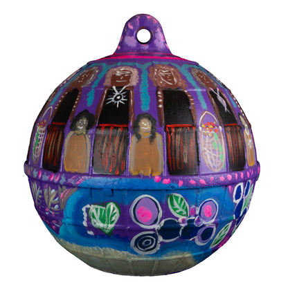 ELVERINA JOHNSON | 'Womans Story' | 2025 | Painted buoy using acrylic paint