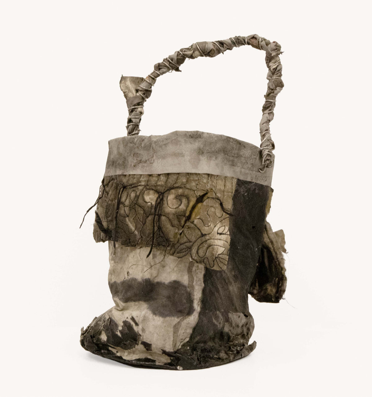 JULIE POULSEN | 'Hunky 1' | 2026 | Recycled materials / glue / ink | 320 x 200 x 190 mm