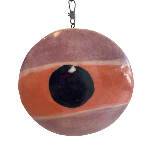 GABRIELLE COONEY | 'Sixline Wrasse - Pseudocheilinus Hexataenia' | 2025 | ceramic | H95 x W95  mm