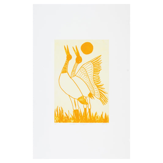 KASSANDRA SAVAGE | 'Korrakorr - Narraggie's Totem' | 2026 | Plate lithograph | H 300 x W 197 mm
