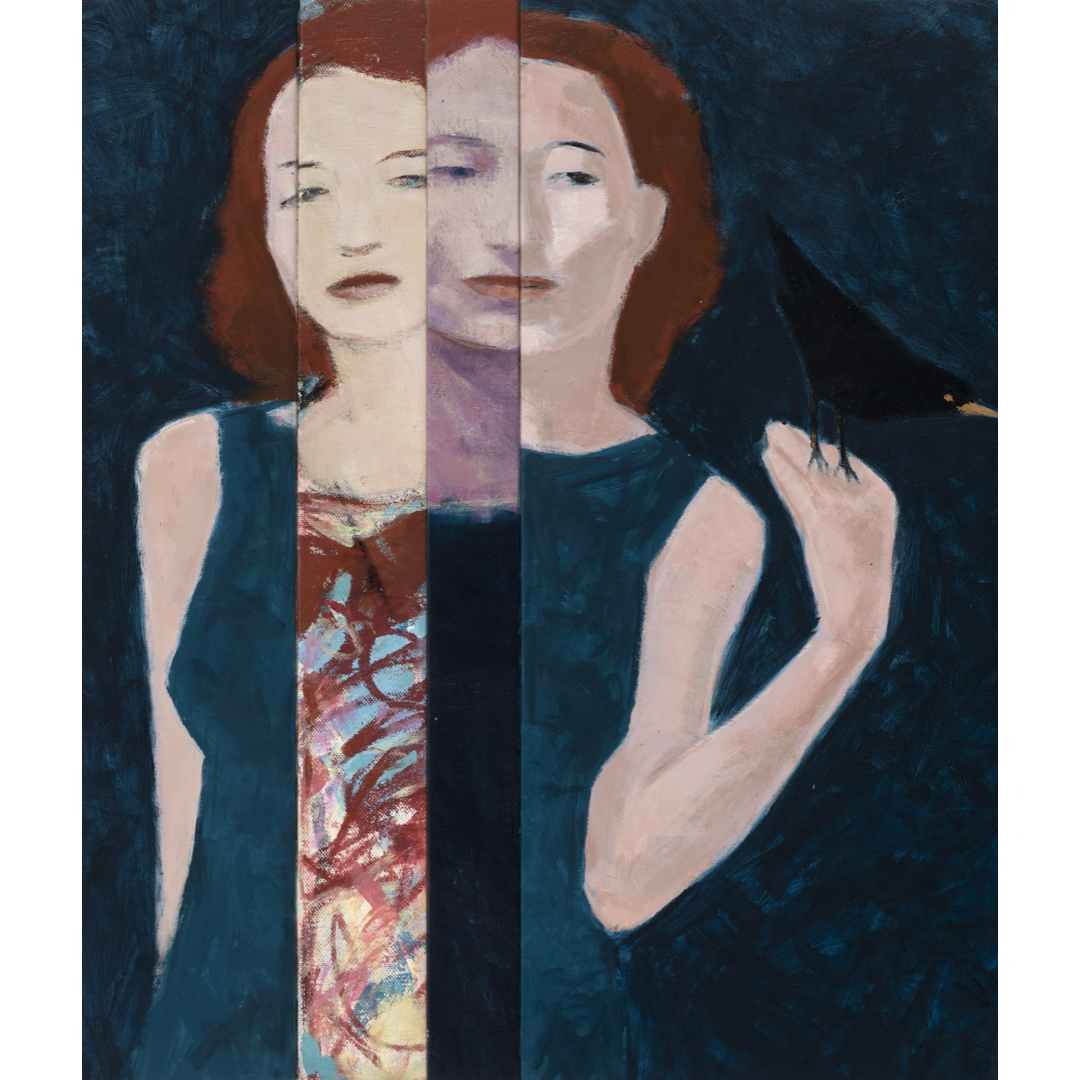 KAI HAGBERG & ANNI HAGBERG | 'Composition of three women' | 2024-26 | Acrylic on canvas | H 740 x W 630 mm