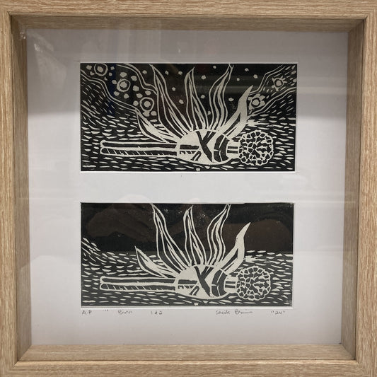 SHEILA BRIM | 'Birri 1 & 2' | Linoprint