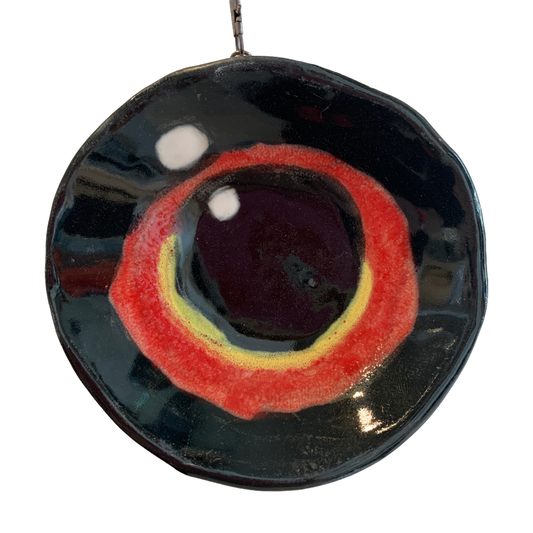 GABRIELLE COONEY | 'Purple Flying Gurnard - Dactyloptena Orientalis' | 2025 | ceramic | H90 x W90  mm