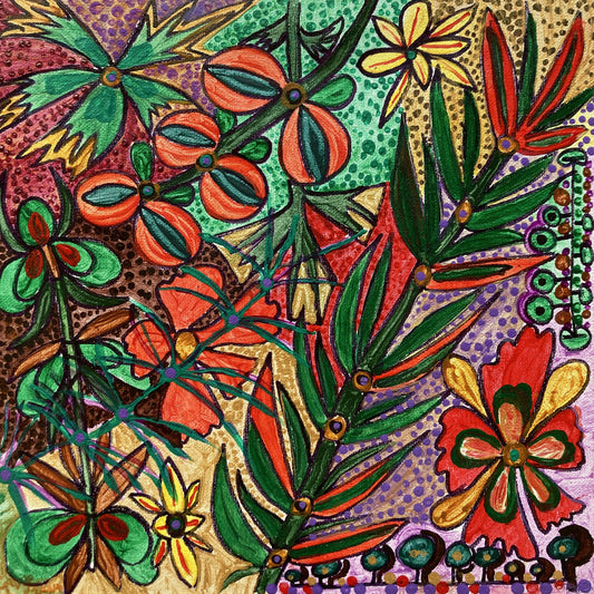 GAYBY BISSETT | 'Autumnal Garden 2' | Acrylic on canvas