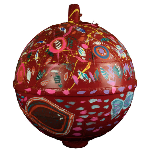 ELVERINA JOHNSON | 'Reef' | 2025 | Painted buoy using acrylic paint
