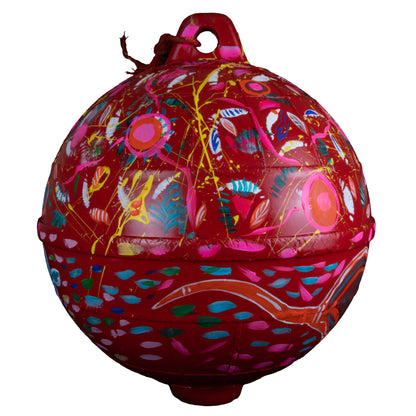 ELVERINA JOHNSON | 'Reef' | 2025 | Painted buoy using acrylic paint