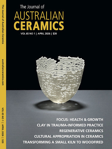 THE JOURNAL OF AUSTRALIAN CERAMICS  | Vol 65 No. 1, April 2026