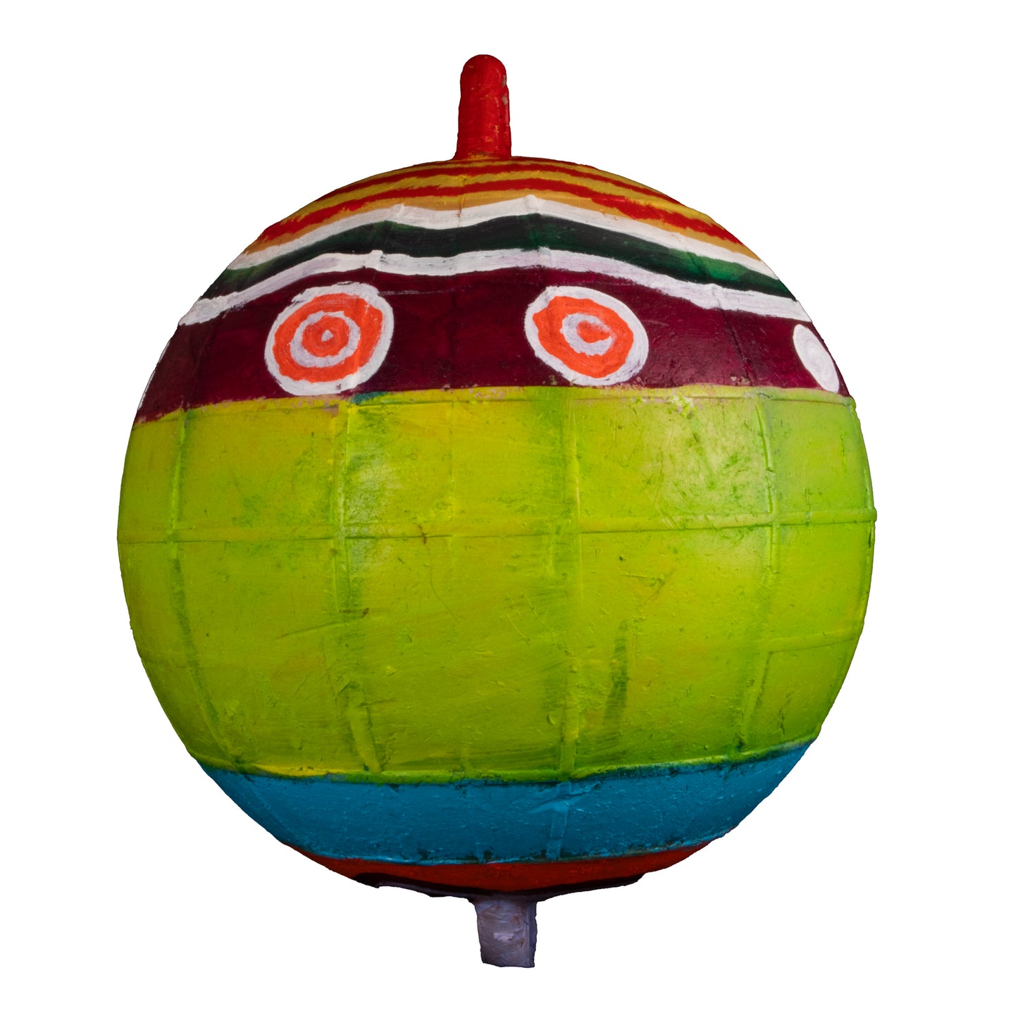 ELVERINA JOHNSON | 'Untitled (II)' | 2025 | Painted buoy using acrylic paint