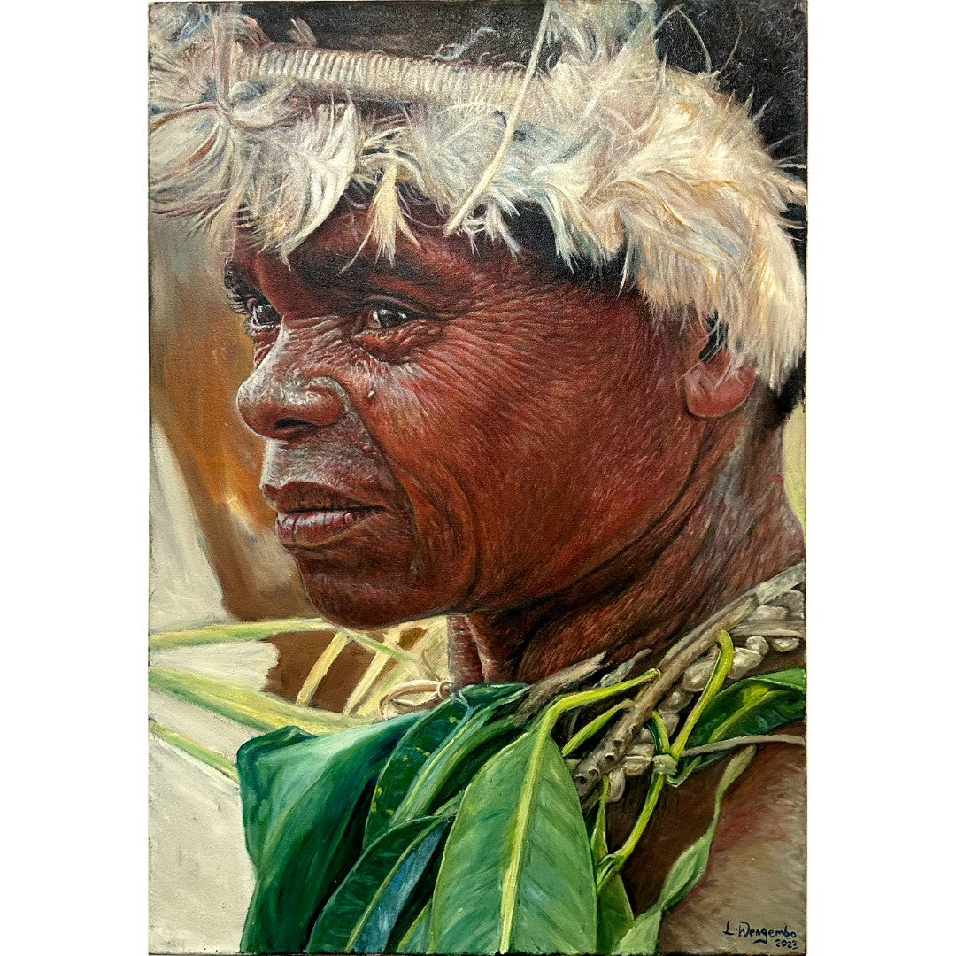 LESLEY WENGEMBO | 'Madang Mama' | Oil Painting