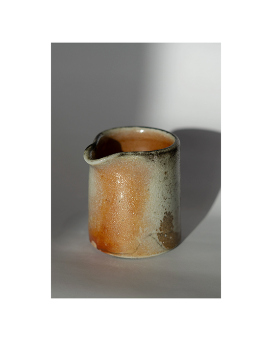 LACHLAN MACKEE | ‘Pourer’ | 2025 | Wheel-thrown Stoneware / Wood-fired in Anagama kiln 100hrs